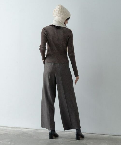 GALLEST / ギャレスト パンツ | ツイードタックワイドパンツ | 詳細13