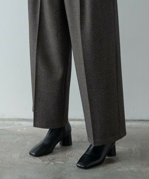 GALLEST / ギャレスト パンツ | ツイードタックワイドパンツ | 詳細20