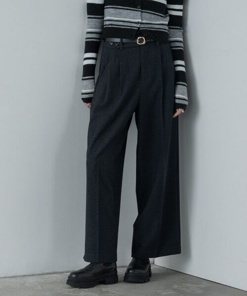 GALLEST / ギャレスト パンツ | ツイードタックワイドパンツ | 詳細5