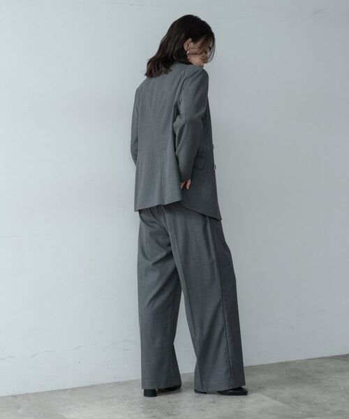 GALLEST / ギャレスト パンツ | Comfy SET UP｜イージーストレートスラックス【セットアップ対応／通勤／カセット服】 | 詳細11