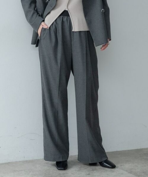 GALLEST / ギャレスト パンツ | Comfy SET UP｜イージーストレートスラックス【セットアップ対応／通勤／カセット服】 | 詳細14