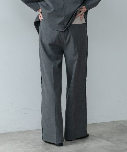 GALLEST / ギャレスト パンツ | Comfy SET UP｜イージーストレートスラックス【セットアップ対応／通勤／カセット服】 | 詳細15