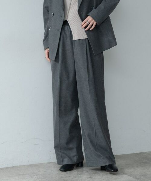 GALLEST / ギャレスト パンツ | Comfy SET UP｜イージーストレートスラックス【セットアップ対応／通勤／カセット服】 | 詳細16