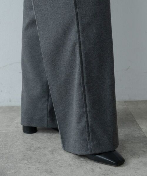 GALLEST / ギャレスト パンツ | Comfy SET UP｜イージーストレートスラックス【セットアップ対応／通勤／カセット服】 | 詳細18