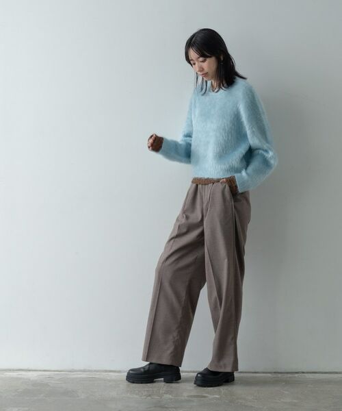 GALLEST / ギャレスト パンツ | Comfy SET UP｜イージーストレートスラックス【セットアップ対応／通勤／カセット服】 | 詳細21