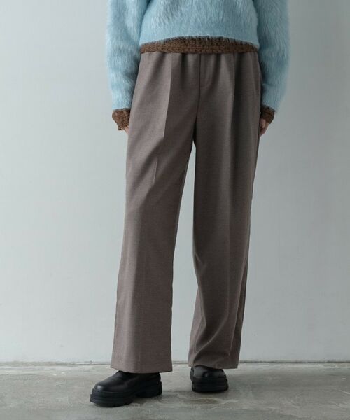 GALLEST / ギャレスト パンツ | Comfy SET UP｜イージーストレートスラックス【セットアップ対応／通勤／カセット服】 | 詳細23