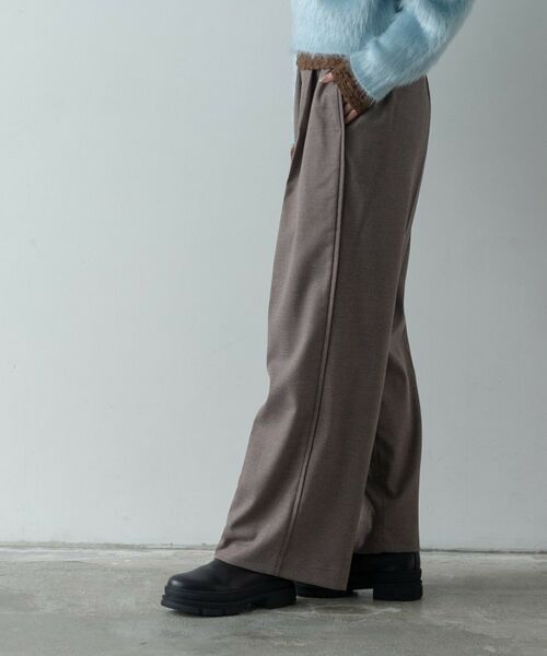 GALLEST / ギャレスト パンツ | Comfy SET UP｜イージーストレートスラックス【セットアップ対応／通勤／カセット服】 | 詳細24