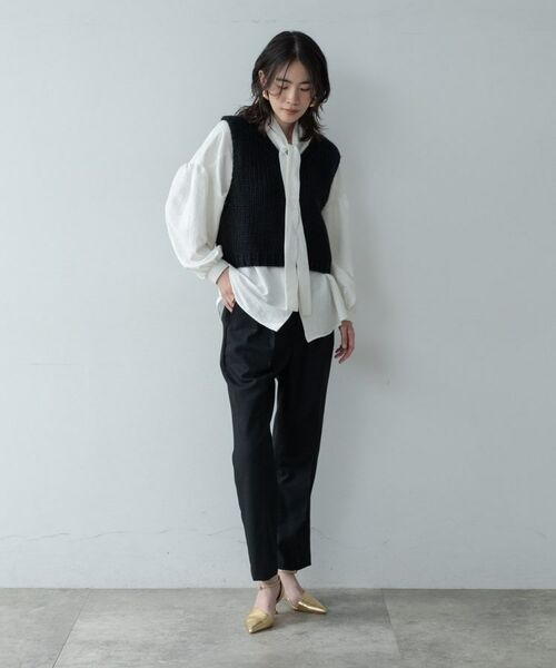 GALLEST / ギャレスト ショート・ハーフ・半端丈パンツ | Comfy SET UP|イージーテーパードパンツ【セットアップ対応/通勤/カセット服】 | 詳細10