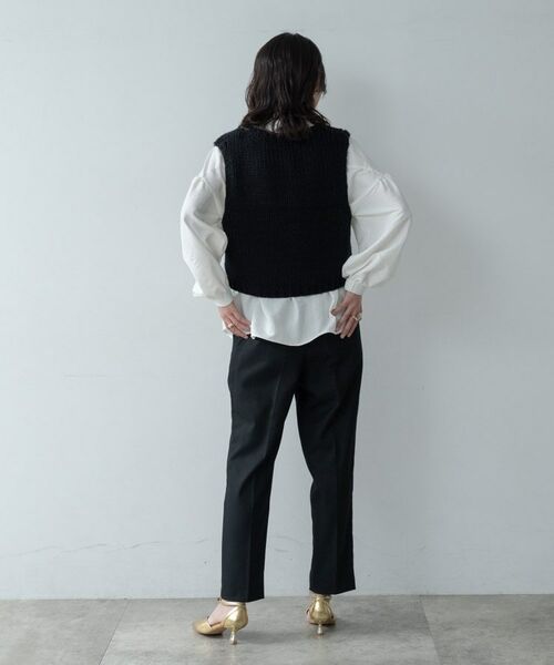 GALLEST / ギャレスト ショート・ハーフ・半端丈パンツ | Comfy SET UP|イージーテーパードパンツ【セットアップ対応/通勤/カセット服】 | 詳細12