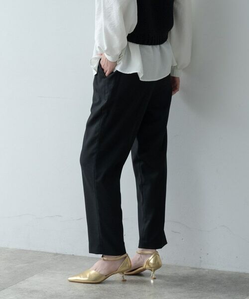 GALLEST / ギャレスト ショート・ハーフ・半端丈パンツ | Comfy SET UP|イージーテーパードパンツ【セットアップ対応/通勤/カセット服】 | 詳細15