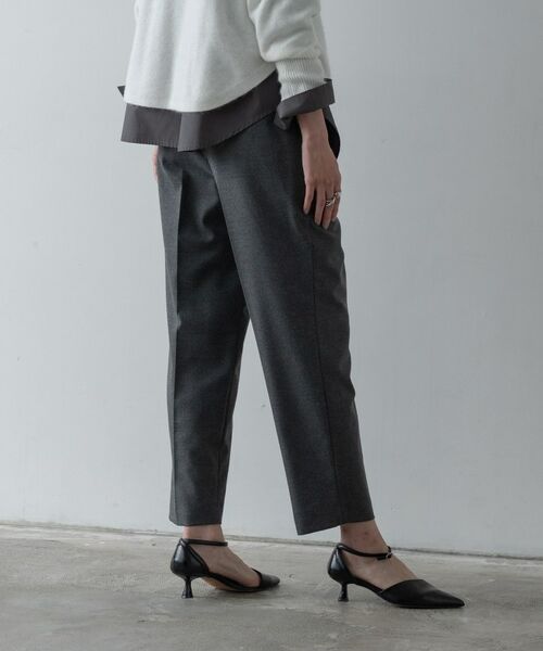 GALLEST / ギャレスト ショート・ハーフ・半端丈パンツ | Comfy SET UP|イージーテーパードパンツ【セットアップ対応/通勤/カセット服】 | 詳細22