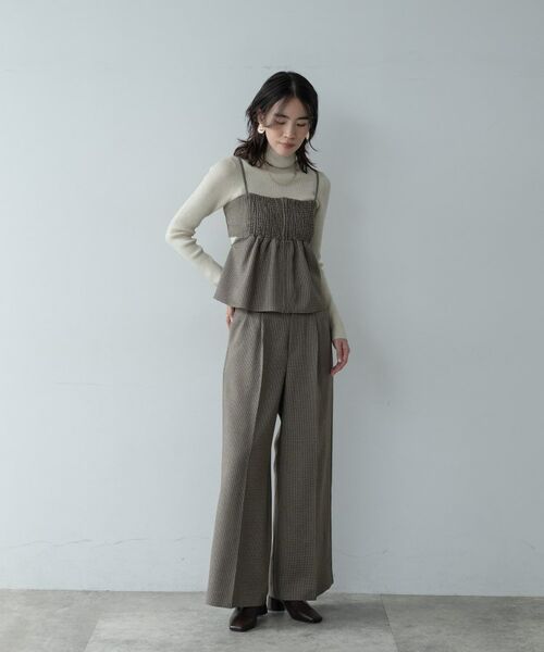 GALLEST / ギャレスト パンツ | ガンクラブチェックワイドパンツ | 詳細1