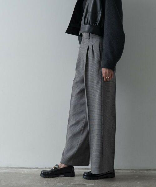 GALLEST / ギャレスト パンツ | ガンクラブチェックワイドパンツ | 詳細10
