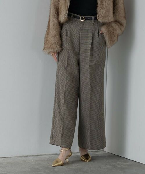 GALLEST / ギャレスト パンツ | ガンクラブチェックワイドパンツ | 詳細16