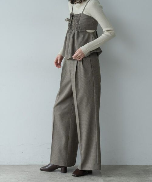 GALLEST / ギャレスト パンツ | ガンクラブチェックワイドパンツ | 詳細3