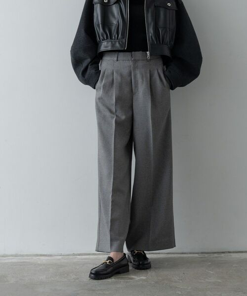 GALLEST / ギャレスト パンツ | ガンクラブチェックワイドパンツ | 詳細7