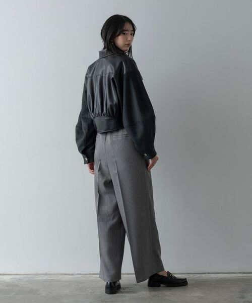 GALLEST / ギャレスト パンツ | ガンクラブチェックワイドパンツ | 詳細9