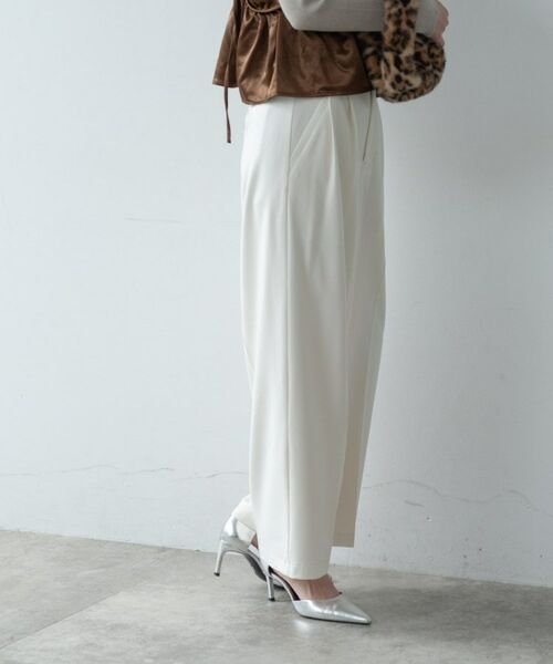 GALLEST / ギャレスト パンツ | ホワイトタックパンツ | 詳細4