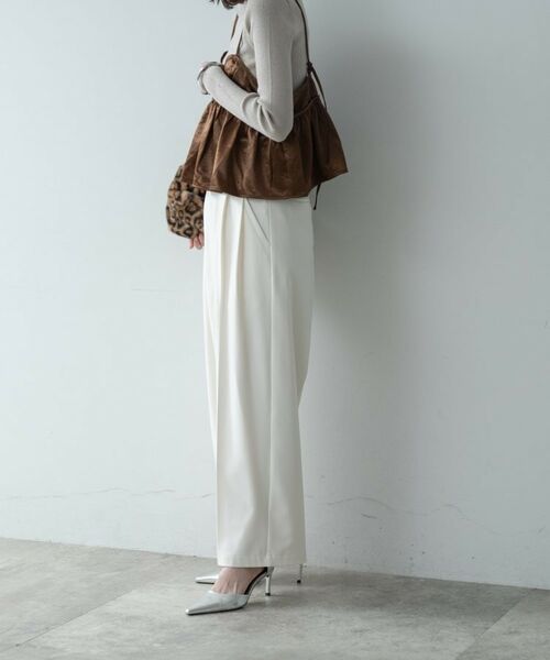 GALLEST / ギャレスト パンツ | ホワイトタックパンツ | 詳細5