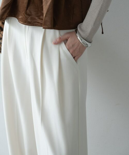 GALLEST / ギャレスト パンツ | ホワイトタックパンツ | 詳細6