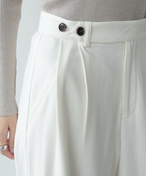 GALLEST / ギャレスト パンツ | ホワイトタックパンツ | 詳細7