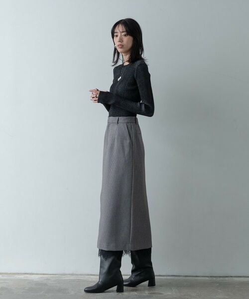 GALLEST / ギャレスト ロング・マキシ丈スカート | ガンクラブチェックタイトスカート | 詳細12