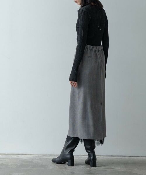 GALLEST / ギャレスト ロング・マキシ丈スカート | ガンクラブチェックタイトスカート | 詳細13