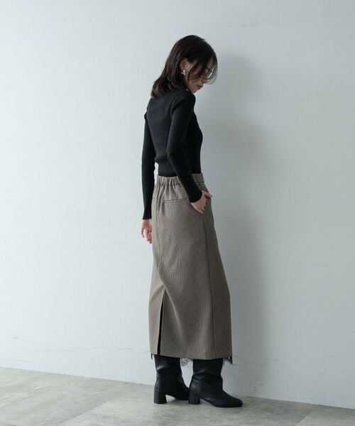 GALLEST / ギャレスト ロング・マキシ丈スカート | ガンクラブチェックタイトスカート | 詳細4