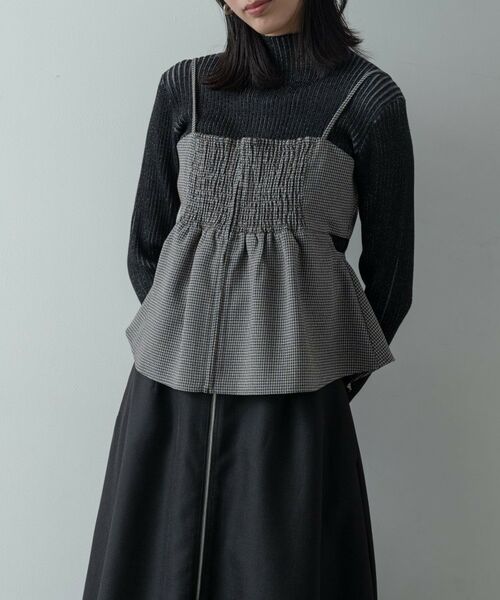 GALLEST / ギャレスト シャツ・ブラウス | ガンクラブチェックビスチェ | 詳細10