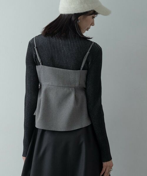 GALLEST / ギャレスト シャツ・ブラウス | ガンクラブチェックビスチェ | 詳細12