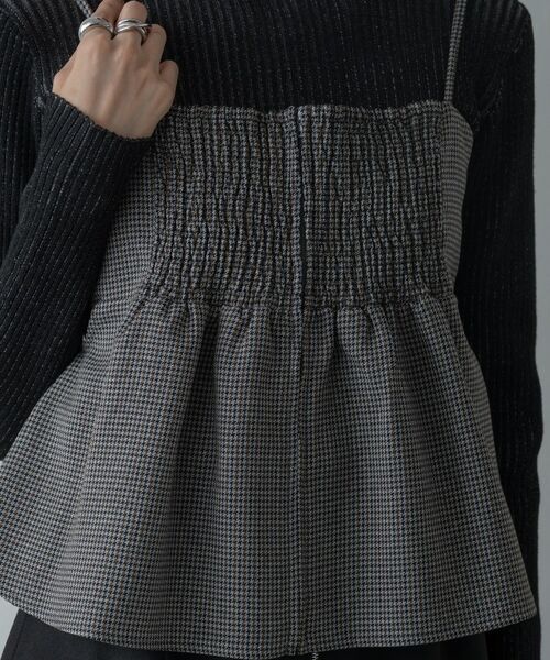 GALLEST / ギャレスト シャツ・ブラウス | ガンクラブチェックビスチェ | 詳細14