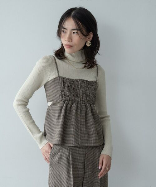 GALLEST / ギャレスト シャツ・ブラウス | ガンクラブチェックビスチェ | 詳細3