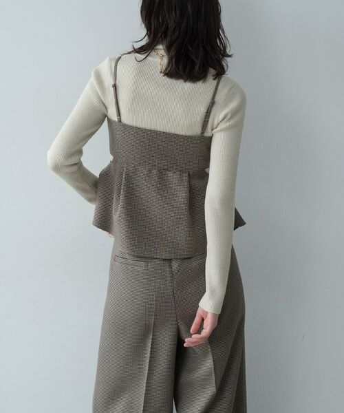 GALLEST / ギャレスト シャツ・ブラウス | ガンクラブチェックビスチェ | 詳細5