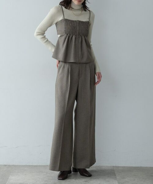 GALLEST / ギャレスト シャツ・ブラウス | ガンクラブチェックビスチェ | 詳細6