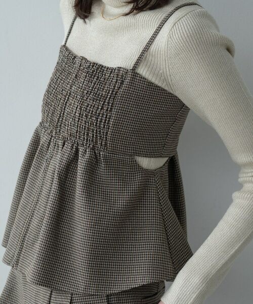 GALLEST / ギャレスト シャツ・ブラウス | ガンクラブチェックビスチェ | 詳細8