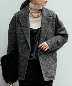 GALLEST / ギャレスト その他アウター | ネップツイードコクーンジャケット