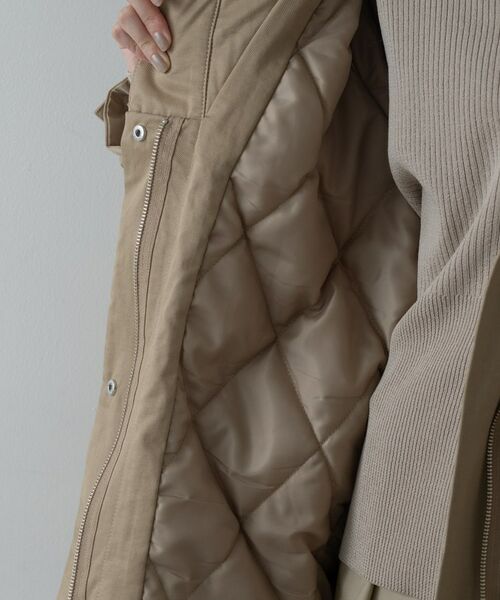 GALLEST / ギャレスト ミリタリージャケット・コート | フィッシュテールキルトコート | 詳細8