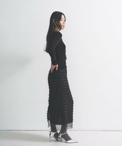 GALLEST / ギャレスト ロング・マキシ丈スカート | フリンジタイトスカート | 詳細2