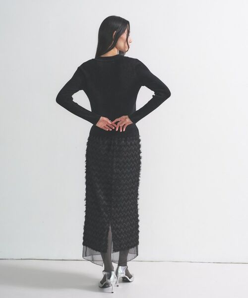 GALLEST / ギャレスト ロング・マキシ丈スカート | フリンジタイトスカート | 詳細3