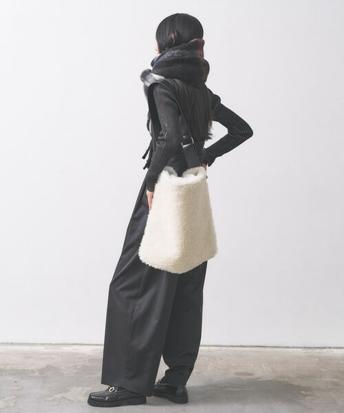 GALLEST / ギャレスト トートバッグ | ワンショルダーボアトート(オフホワイト(003))