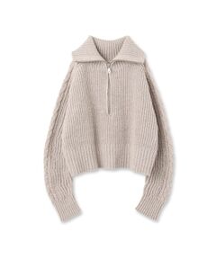 GALLEST / ギャレスト ニット・セーター | メランジハーフジップニット