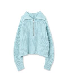 GALLEST / ギャレスト ニット・セーター | メランジハーフジップニット