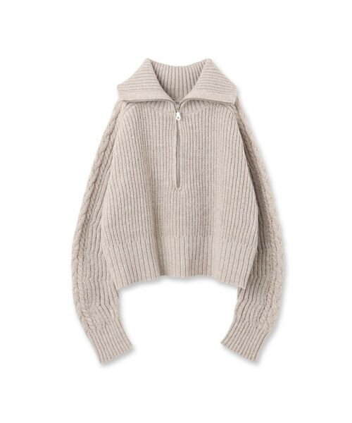 GALLEST / ギャレスト ニット・セーター | メランジハーフジップニット | 詳細2