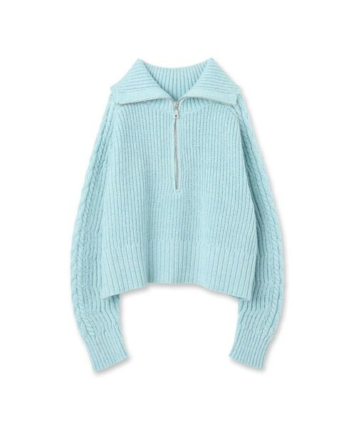 GALLEST / ギャレスト ニット・セーター | メランジハーフジップニット | 詳細3