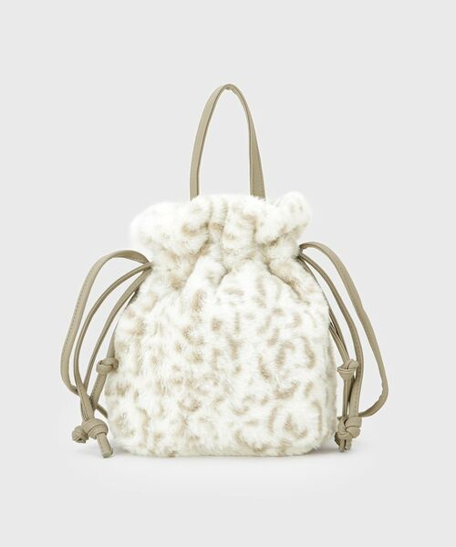 GALLEST / ギャレスト ショルダーバッグ | レオパードフェイクファーショルダーバッグ | 詳細1