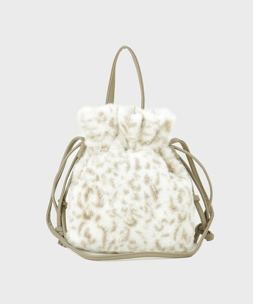 GALLEST / ギャレスト ショルダーバッグ | レオパードフェイクファーショルダーバッグ | 詳細3