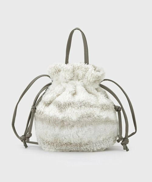 GALLEST / ギャレスト ショルダーバッグ | ミックスショルダーバッグ（ライトグレー(511)）