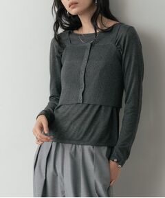 GALLEST / ギャレスト ニット・セーター | ビスチェレイヤードニット