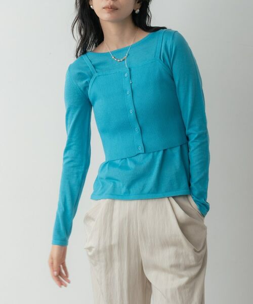 GALLEST / ギャレスト ニット・セーター | ビスチェレイヤードニット | 詳細12