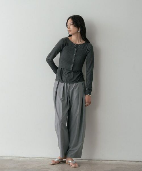 GALLEST / ギャレスト ニット・セーター | ビスチェレイヤードニット | 詳細18